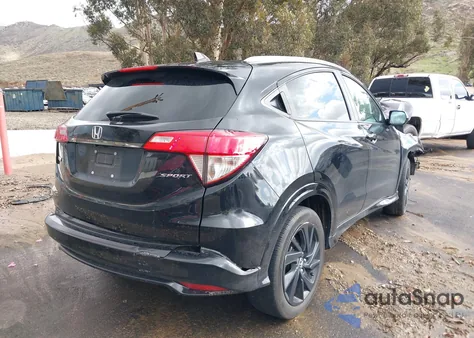 2022 Honda Hr-V 2Wd Sport z USA, uszkodzony, nr VIN 3CZRU5H1XNM702377